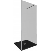 Душевая перегородка Allen Brau Infinity 3.21008.BA.T 90 серебро браш/тонированное