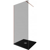 Душевая перегородка Allen Brau Infinity 3.21012.60.T 90 медь браш/тонированное