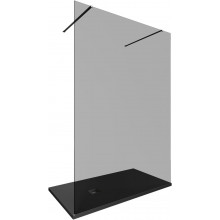 Душевая перегородка Allen Brau Infinity 3.21050.BA.T 140 серебро браш/тонированное