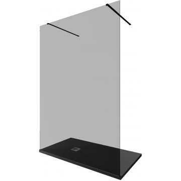 Душевая перегородка Allen Brau Infinity 3.21052.BBA.T 140 черный браш/тонированное