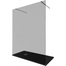 Душевая перегородка Allen Brau Infinity 3.21056.BA.T 160 серебро браш/тонированное