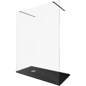 Душевая перегородка Allen Brau Infinity 3.21057.BBA 160 черный браш/прозрачное