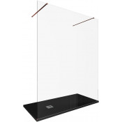 Душевая перегородка Allen Brau Infinity 3.21059.60 160 медь браш/прозрачное