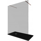 Душевая перегородка Allen Brau Infinity 3.21060.60.T 160 медь браш/тонированное