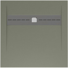 Душевой поддон Allen Brau Infinity 8.21001-CGM 90x90 олива