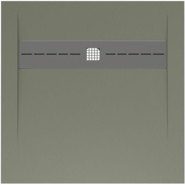 Душевой поддон Allen Brau Infinity 8.21001-CGM 90x90 олива