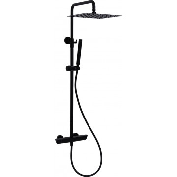 Душевая система Allen Brau Infinity 5.21032-31 черный матовый