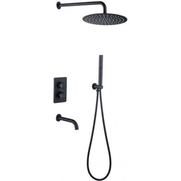 Душевая система Allen Brau Priority 5.31014-31 черный матовый