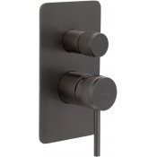 Смеситель для душа Allen Brau Priority X2 5.31011-MG графит брашированный