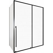 Душевой уголок Allen Brau Fantasy 3.11010.31 / 3.11013.31 160x90 черный матовый/прозрачное