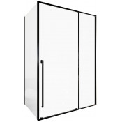 Душевой уголок Allen Brau Fantasy 3.11008.31 / 3.11014.31 140x100 черный матовый/прозрачное