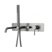 Смеситель для ванны Allen Brau Priority 5.31A05-MG графит брашированный