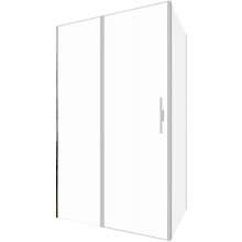 Душевой уголок Allen Brau Priority 3.31008.BA / 3.31014.BA 120x80 серебро браш/прозрачное