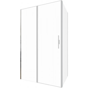 Душевой уголок Allen Brau Priority 3.31008.BA / 3.31014.BA 120x80 серебро браш/прозрачное