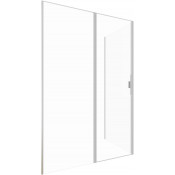 Душевой уголок Allen Brau Priority 3.31035.BA / 3.31044.BA 140x90 серебро браш/прозрачное