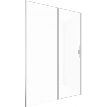 Душевой уголок Allen Brau Priority 3.31035.BA / 3.31044.BA 140x90 серебро браш/прозрачное