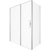 Душевой уголок Allen Brau Priority 3.31038.BA / 3.31047.BA 160x100 серебро браш/прозрачное