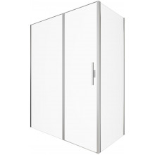 Душевой уголок Allen Brau Priority 3.31038.BA / 3.31047.BA 160x100 серебро браш/прозрачное