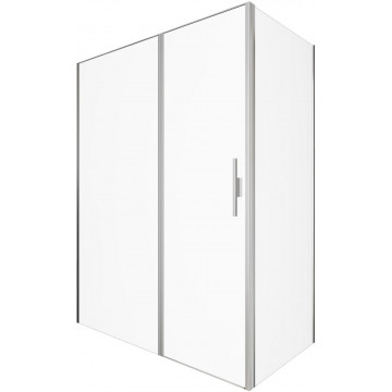 Душевой уголок Allen Brau Priority 3.31038.BA / 3.31047.BA 160x100 серебро браш/прозрачное