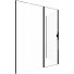 Душевой уголок Allen Brau Priority 3.31039.BBA / 3.31048.BBA 160x100 черный браш/прозрачное