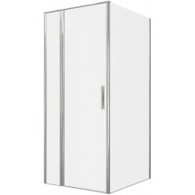 Душевой уголок Allen Brau Priority 3.31001.00 / 3.31013.00 90x80 хром/прозрачное