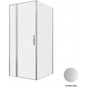 Душевой уголок Allen Brau Priority 3.31002.BA / 3.31014.BA 90x80 серебро браш/прозрачное