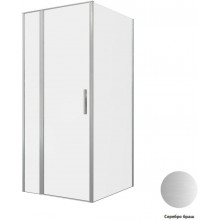 Душевой уголок Allen Brau Priority 3.31026.BA / 3.31041.BA 90x80 серебро браш/прозрачное