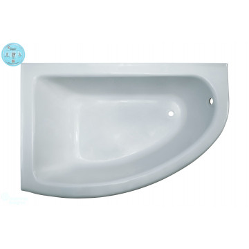 Ванна из литьевого мрамора Marmo Bagno Альба 170х110 левая MB-BL170-110