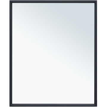 Зеркало Allen Brau Liberty 1.330013.BB 70x85 с подсветкой черный браш