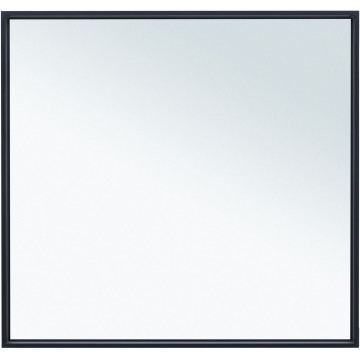 Зеркало Allen Brau Liberty 1.330015.BB 90x85 с подсветкой черный браш