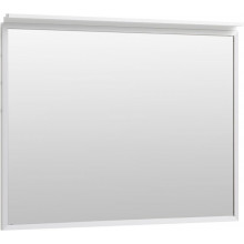 Зеркало Allen Brau Priority 1.31017.02 100x75 с подсветкой серебро браш