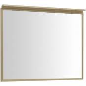 Зеркало Allen Brau Priority 1.31017.03 100x75 с подсветкой латунь браш