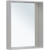 Зеркало Allen Brau Reality 1.32016.02 60x75 с подсветкой серебро браш