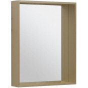 Зеркало Allen Brau Reality 1.32016.03 60x75 с подсветкой латунь браш