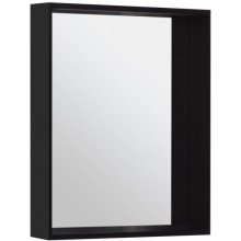 Зеркало Allen Brau Reality 1.32016.BB 60x75 с подсветкой черный браш