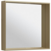 Зеркало Allen Brau Reality 1.32018.03 80x75 с подсветкой латунь браш