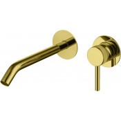 Смеситель для раковины Allen Brau Priority 3.0 5.31A03-GB золото брашированное