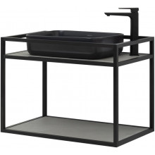 Консоль под раковину Allen Brau Liberty 1.33001.BB 75 черный браш