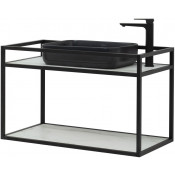 Консоль под раковину Allen Brau Liberty 1.33003.BB 90 черный браш