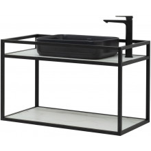 Консоль под раковину Allen Brau Liberty 1.33003.BB 90 черный браш