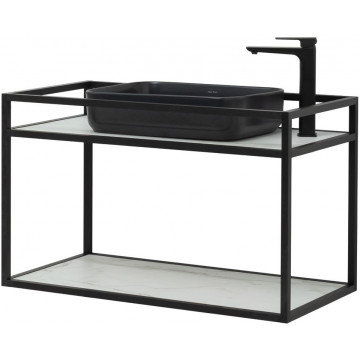 Консоль под раковину Allen Brau Liberty 1.33003.BB 90 черный браш
