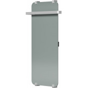 Электрический полотенцесушитель Allen Brau Infinity 325644 100x44 с рейлингом 2.0 и креплением, серебро браш