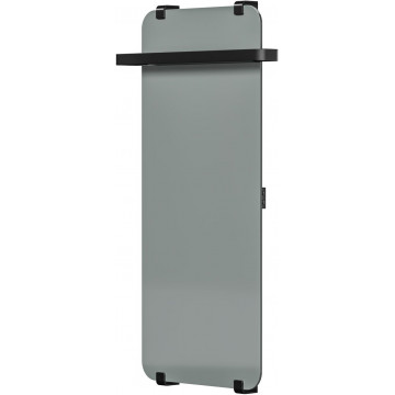 Электрический полотенцесушитель Allen Brau Infinity 325658 100x44 с рейлингом 2.0 и креплением, черный браш