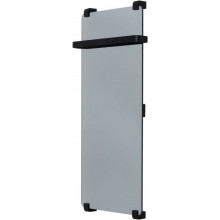 Электрический полотенцесушитель Allen Brau Infinity 305019 100x44 с рейлингом и креплением, черный браш