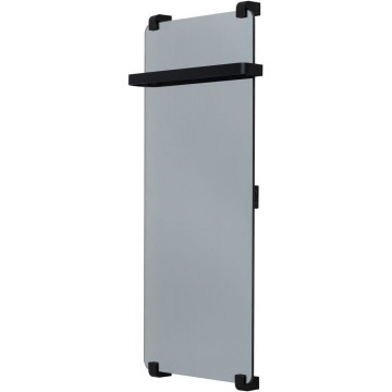Электрический полотенцесушитель Allen Brau Infinity 305019 100x44 с рейлингом и креплением, черный браш