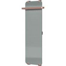 Электрический полотенцесушитель Allen Brau Infinity 325652 120x44 с рейлингом 2.0 и креплением, медь браш