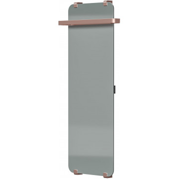 Электрический полотенцесушитель Allen Brau Infinity 325652 120x44 с рейлингом 2.0 и креплением, медь браш