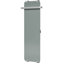 Электрический полотенцесушитель Allen Brau Infinity 325645 120x44 с рейлингом 2.0 и креплением, серебро браш
