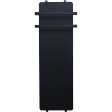 Электрический полотенцесушитель Allen Brau Infinity 325638 120x44 с рейлингом 2.0 и креплением, черный матовый/черный браш