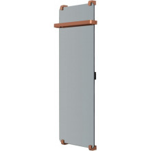 Электрический полотенцесушитель Allen Brau Infinity 305013 120x44 с рейлингом и креплением, медь браш